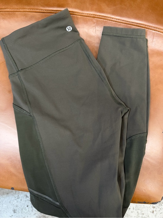 lululemon athletica Pants - Lululemon High-Rise Olive Green Leggings